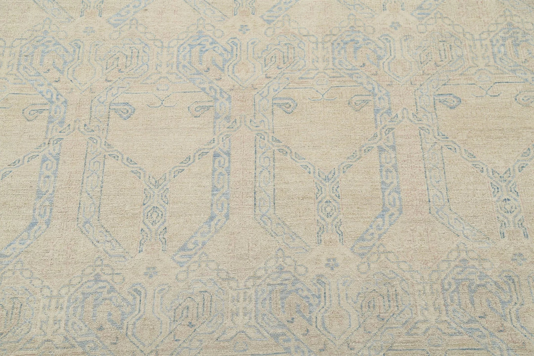 Afghan Oriental Rug 10' 0" x 13' 9" Hand-Knotted | No. AT44122