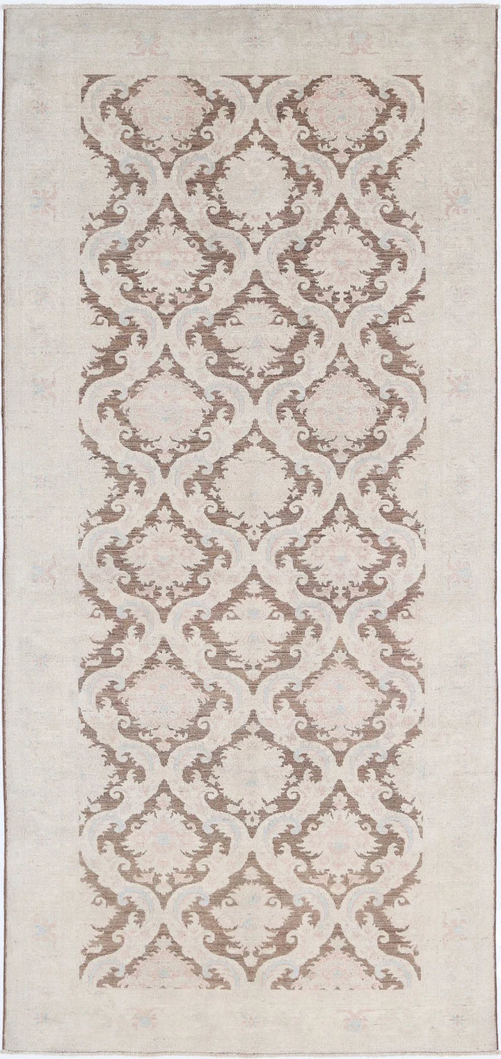 Afghan Serenity Rug 4' 9" x 10' 9" Hand-Knotted | No. AT44195