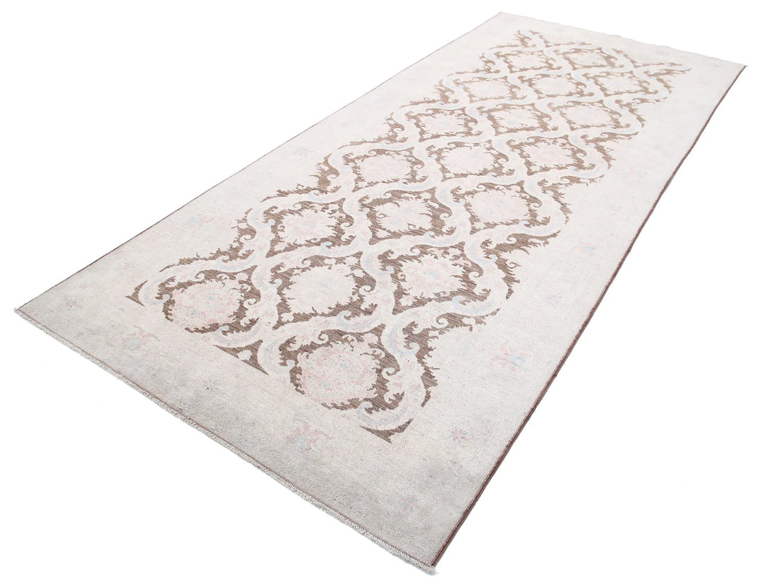 Afghan Serenity Rug 4' 9" x 10' 9" Hand-Knotted | No. AT44195