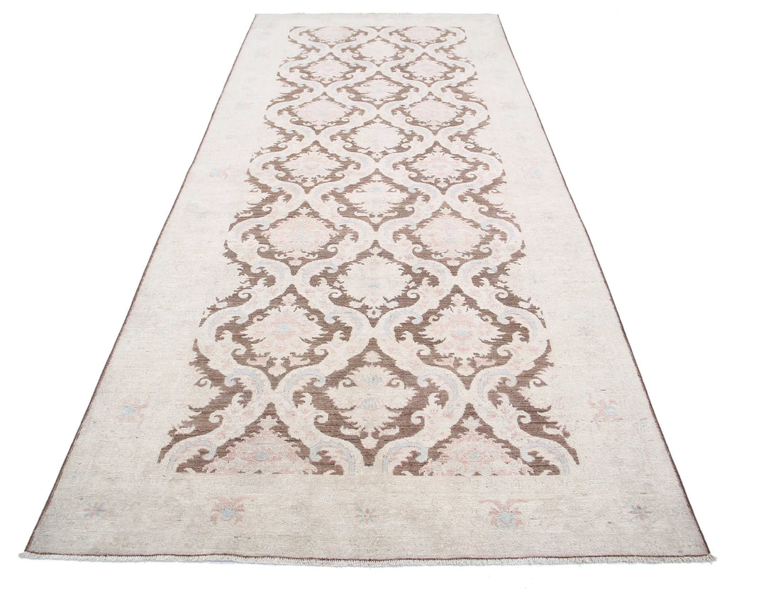Afghan Serenity Rug 4' 9" x 10' 9" Hand-Knotted | No. AT44195
