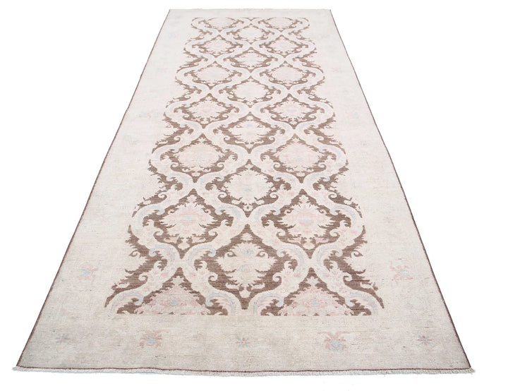 Afghan Serenity Rug 4' 9" x 10' 9" Hand-Knotted | No. AT44195