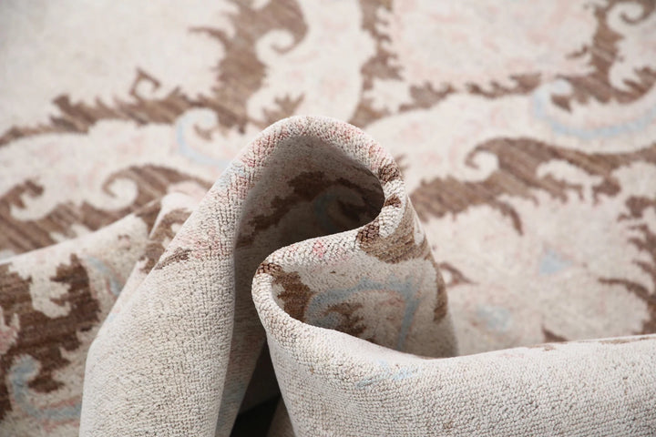 Afghan Serenity Rug 4' 9" x 10' 9" Hand-Knotted | No. AT44195