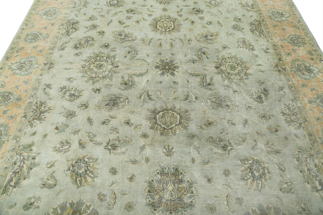 Indian Ziegler Rug 8' 2" x 9' 11" Hand-Knotted | No. AT44322