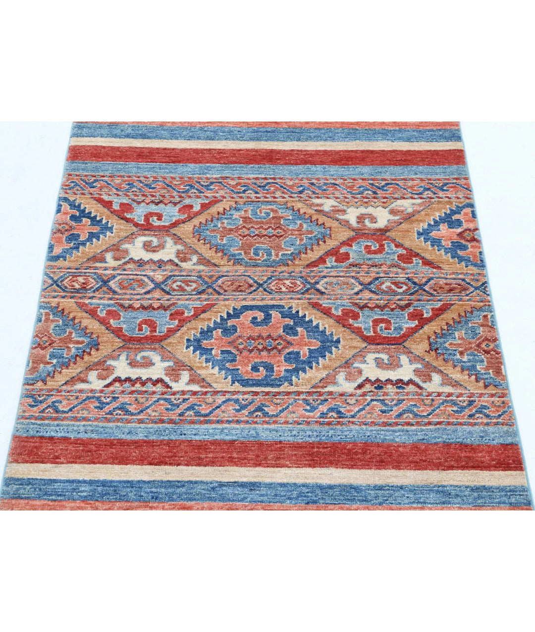 Afghan Khurjeen Rug 2' 8" x 3' 10" Hand-Knotted | No. AT443832