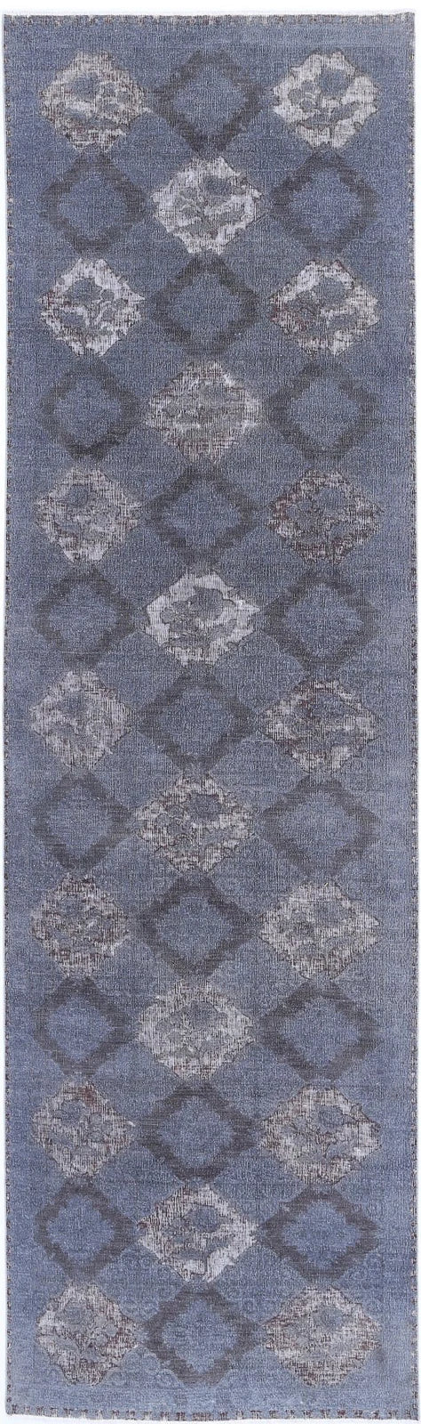 Afghan Onyx Runner Rug 4' 0" x 14' 2" Hand-Knotted | No. AT44452