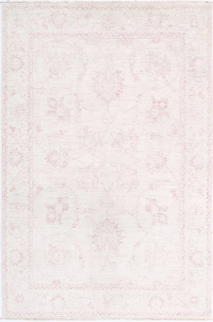 Afghan Serenity Rug 3' 10" x 5' 9" Hand-Knotted | No. AT44471