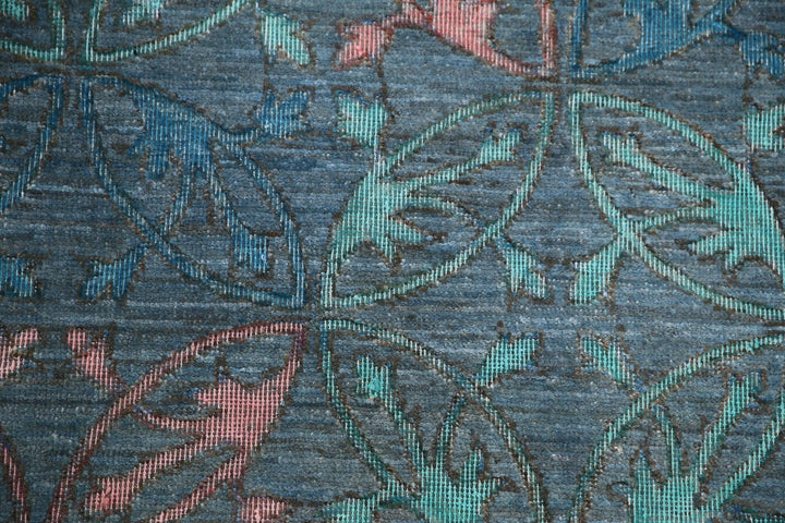 Afghan Oriental Rug 6' 10" x 9' 0" Hand-Knotted | No. AT44614