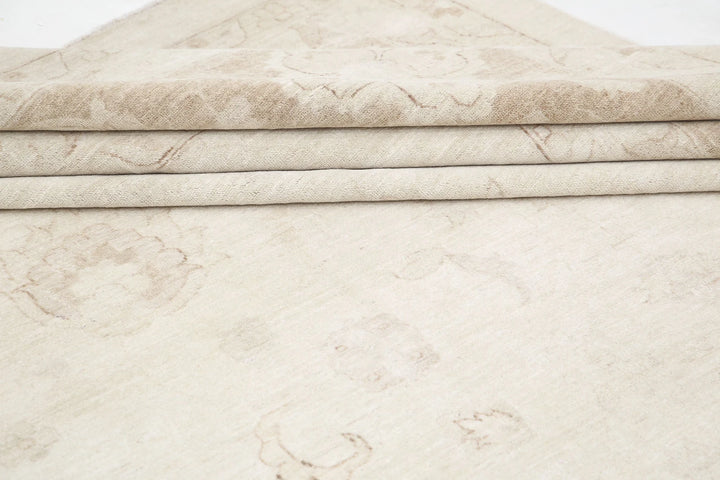 Ivory Afghan Serenity Rug 16' 0" x 23' 2" Hand-Knotted | No. AT44703