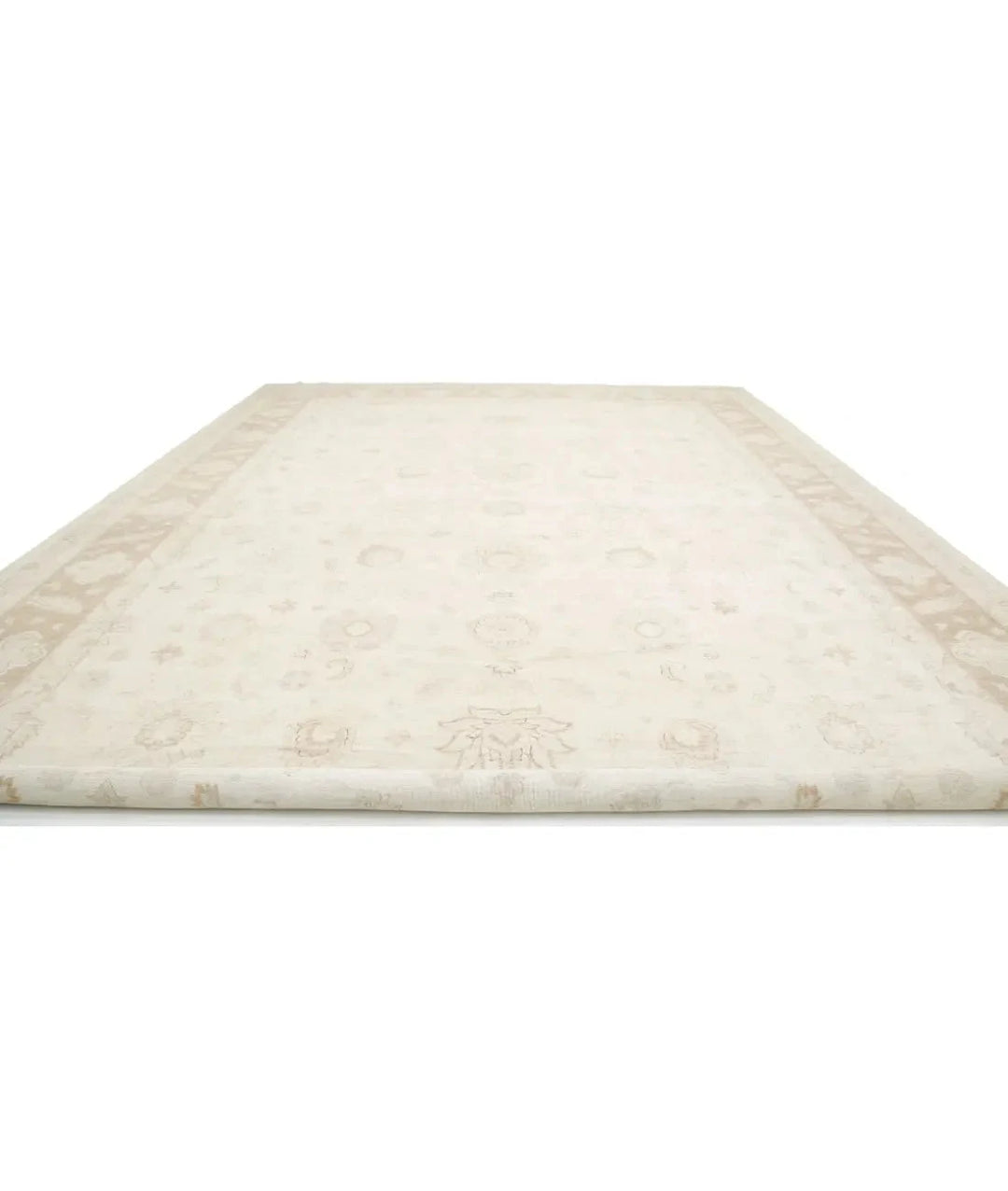 Ivory Afghan Serenity Rug 16' 0" x 23' 2" Hand-Knotted | No. AT44703