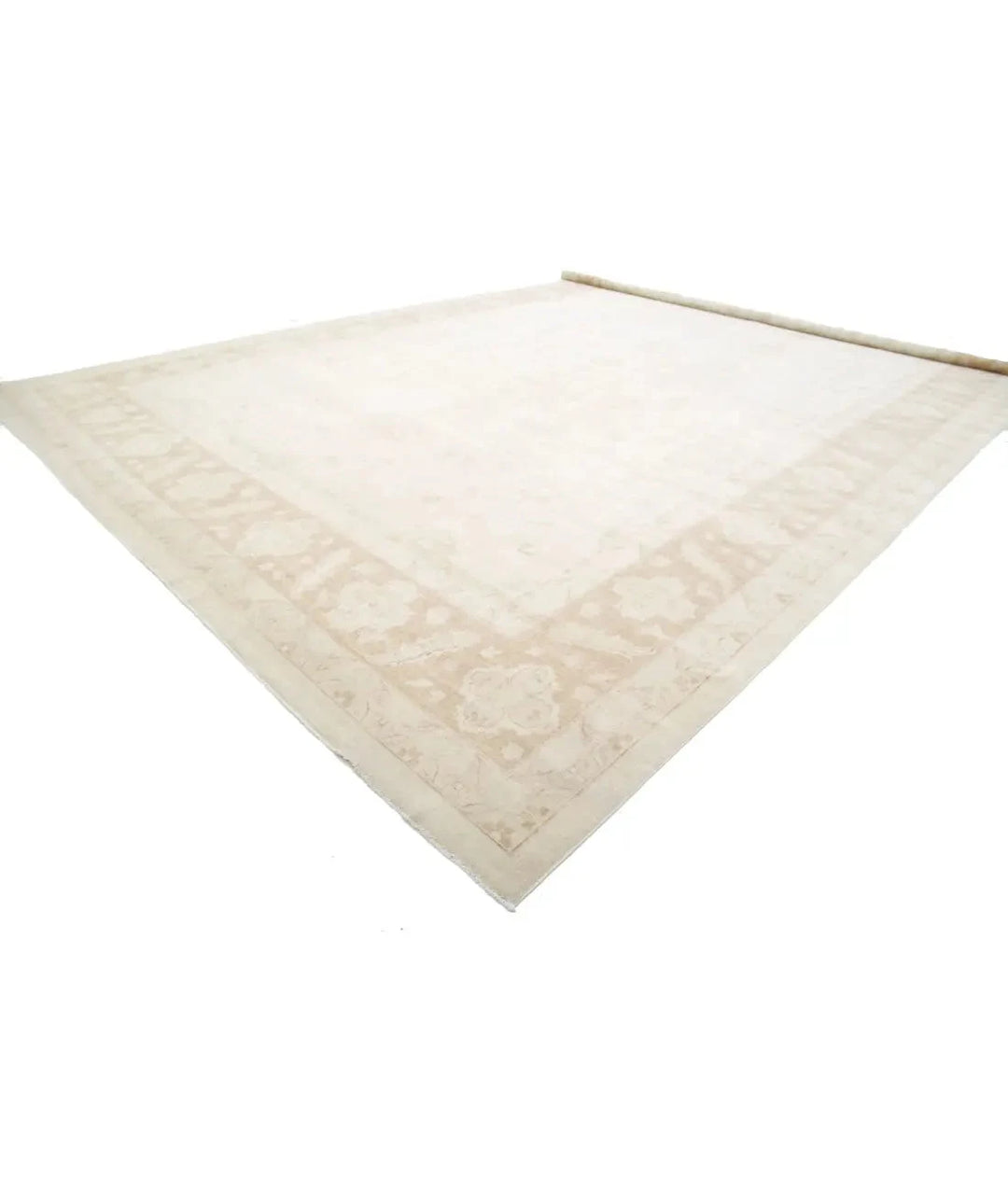 Ivory Afghan Serenity Rug 16' 0" x 23' 2" Hand-Knotted | No. AT44703