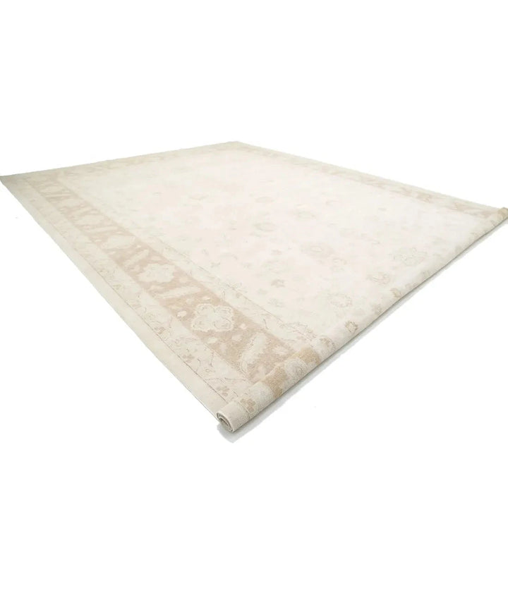 Ivory Afghan Serenity Rug 16' 0" x 23' 2" Hand-Knotted | No. AT44703