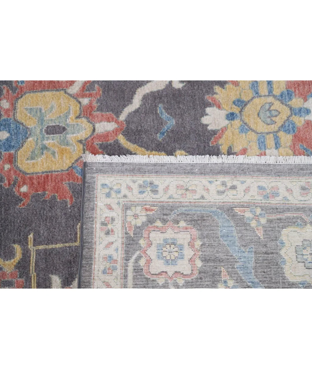 Brown Pakistani Oriental Rug 7' 11" x 9' 11" Hand-Knotted | No. AT44736