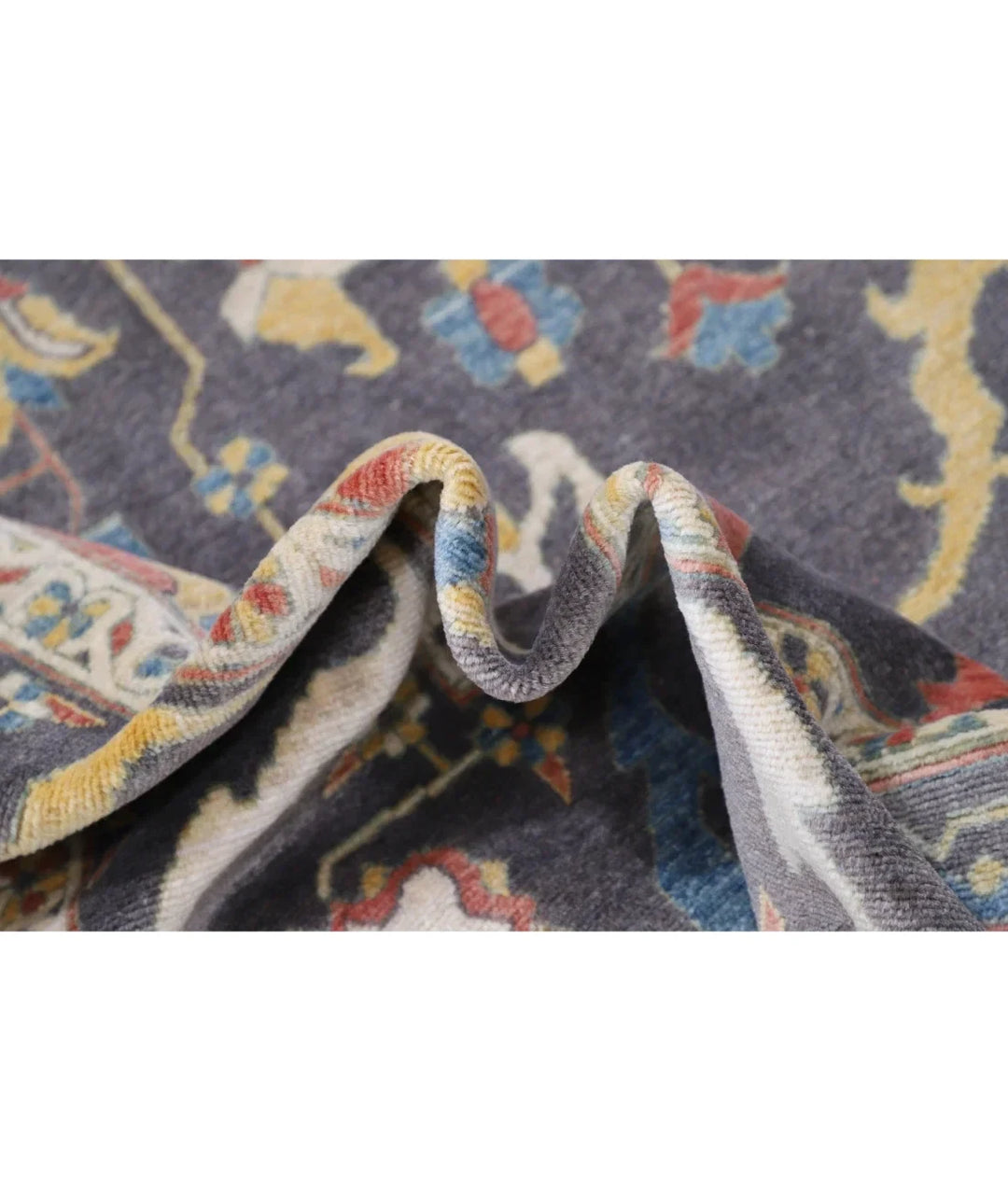 Brown Pakistani Oriental Rug 7' 11" x 9' 11" Hand-Knotted | No. AT44736