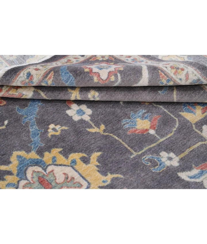 Brown Pakistani Oriental Rug 7' 11" x 9' 11" Hand-Knotted | No. AT44736