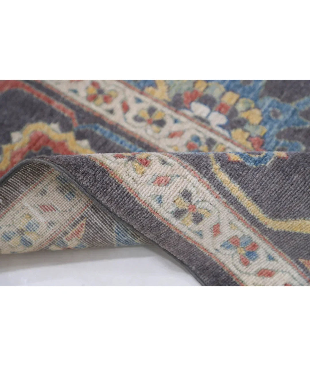 Brown Pakistani Oriental Rug 7' 11" x 9' 11" Hand-Knotted | No. AT44736