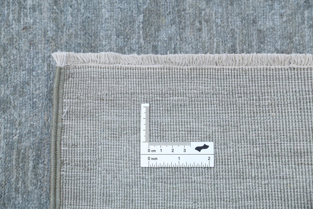 Grey Afghan Overdye Rug 8' 3" x 10' 0" Hand-Knotted | No. AT44819