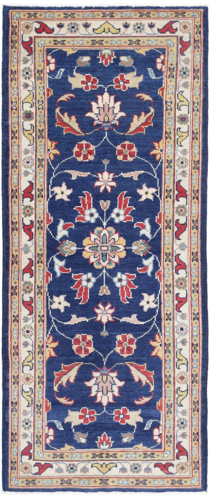 Afghan Ziegler Rug 2' 6" x 6' 5" Hand-Knotted | No. AT44920