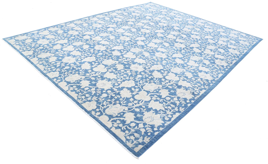 Afghan Oriental Rug 9' 0" x 11' 5" Hand-Knotted | No. AT44943