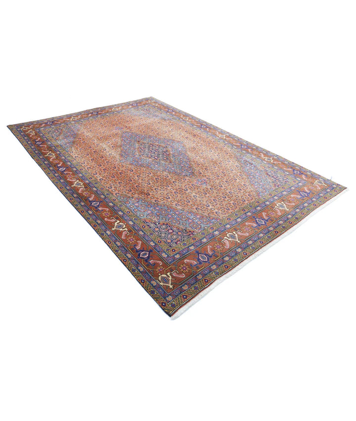 Persian Bijar Rug 6' 8" x 9' 9" Hand-Knotted | No. AT44999