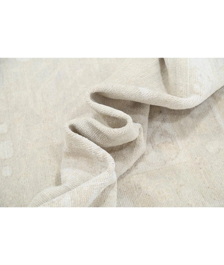 Afghan Oushak Rug 8' 2" x 10' 4" Hand-Knotted | No. AT45042