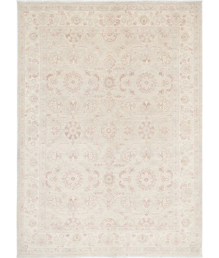 Red Afghan Bakhtiari Rug 3' 4" x 4' 8" Hand-Knotted | No. AT45103