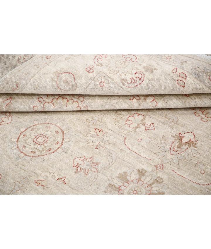 Red Afghan Bakhtiari Rug 3' 4" x 4' 8" Hand-Knotted | No. AT45103