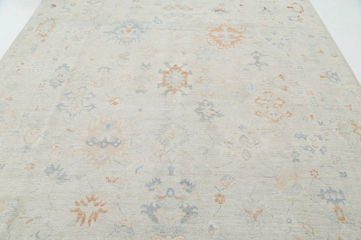 Afghan Oushak Rug 8' 1" x 10' 2" Hand-Knotted | No. AT45250