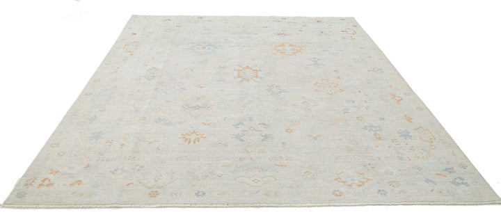 Afghan Oushak Rug 8' 1" x 10' 2" Hand-Knotted | No. AT45250