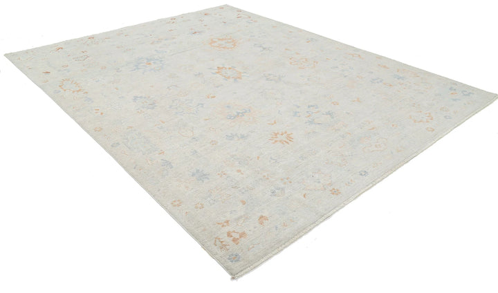 Afghan Oushak Rug 8' 1" x 10' 2" Hand-Knotted | No. AT45250