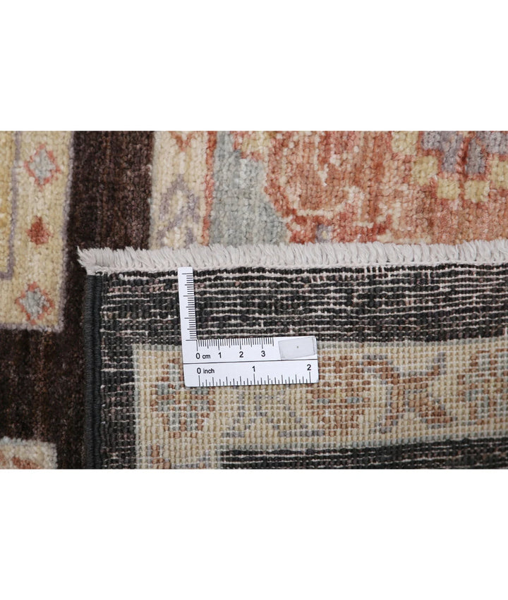 Brown Afghan Bakhtiari Rug 3' 0" x 4' 11" Hand-Knotted | No. AT45294