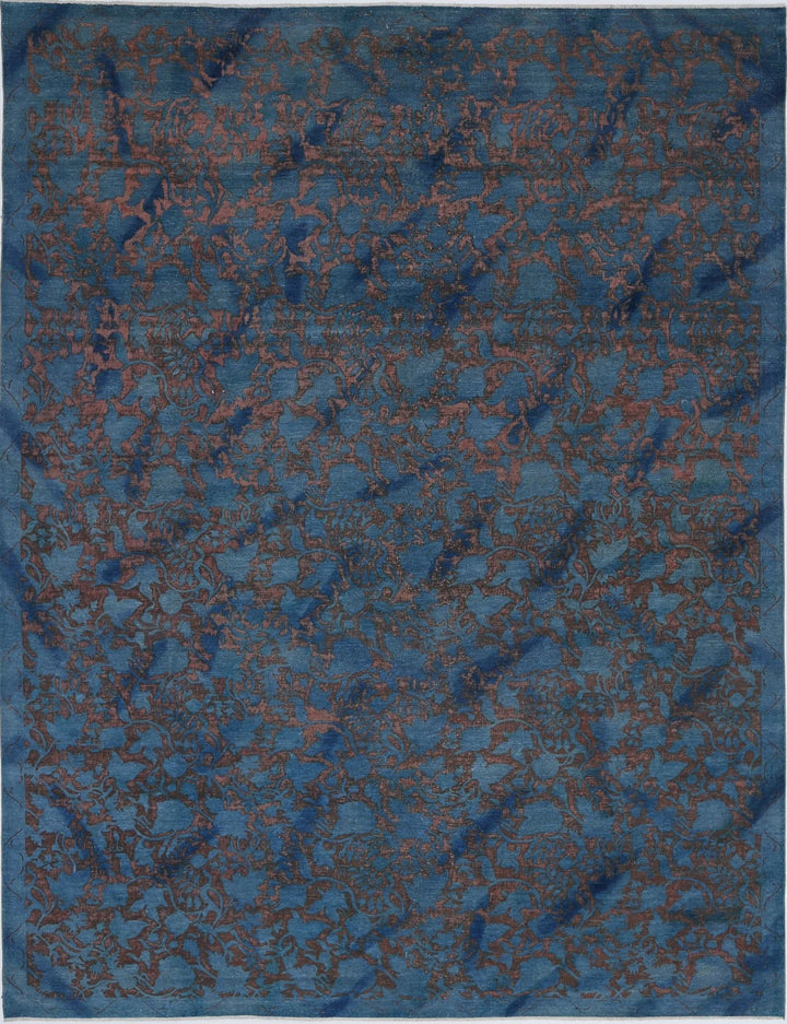 Teal Afghan Oriental Rug 10' 0" x 13' 2" Hand-Knotted | No. AT45297