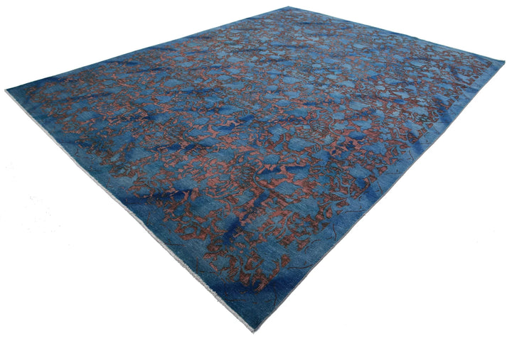 Teal Afghan Oriental Rug 10' 0" x 13' 2" Hand-Knotted | No. AT45297