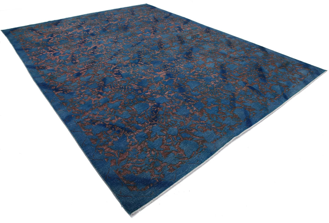 Teal Afghan Oriental Rug 10' 0" x 13' 2" Hand-Knotted | No. AT45297