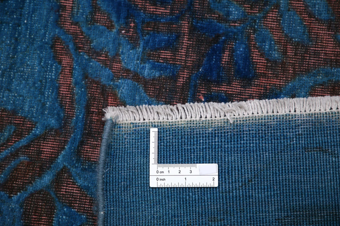 Teal Afghan Oriental Rug 10' 0" x 13' 2" Hand-Knotted | No. AT45297
