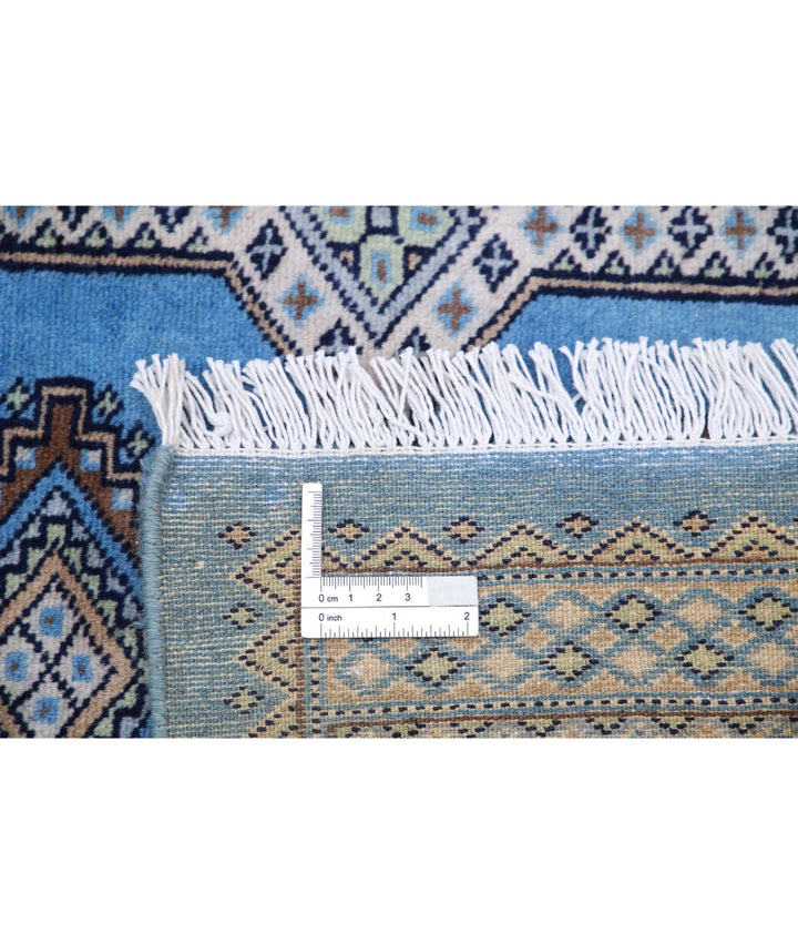 Pakistani Jaldar Rug 6' 7" x 6' 5" Hand-Knotted | No. AT45354