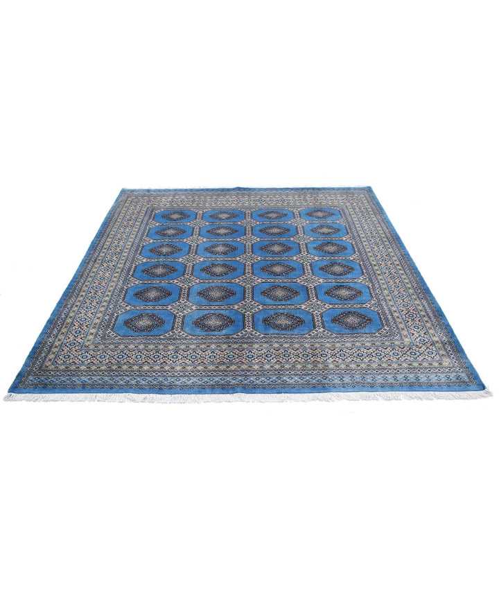 Pakistani Jaldar Rug 6' 7" x 6' 5" Hand-Knotted | No. AT45354