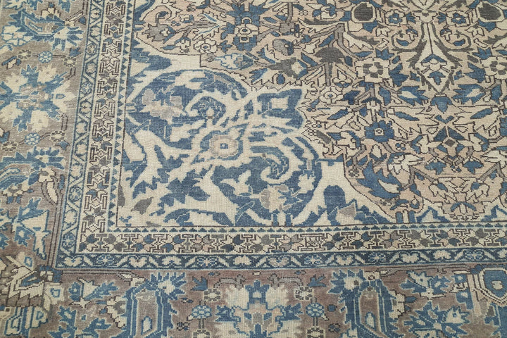 Persian Bakhtiari Vintage Rug 9' 7" x 12' 4" Hand-Knotted | No. AT45468