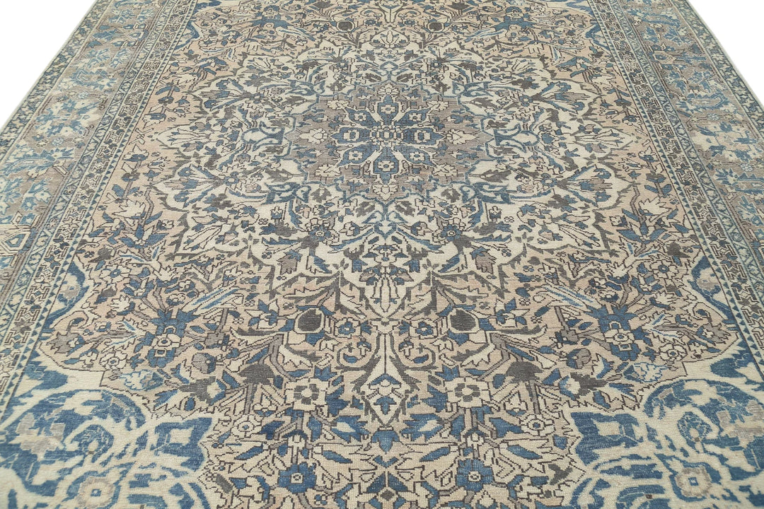 Persian Bakhtiari Vintage Rug 9' 7" x 12' 4" Hand-Knotted | No. AT45468