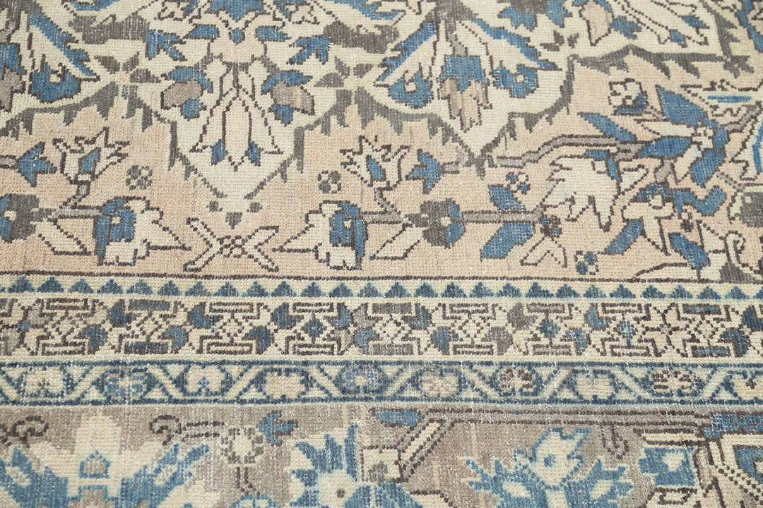 Persian Bakhtiari Vintage Rug 9' 7" x 12' 4" Hand-Knotted | No. AT45468