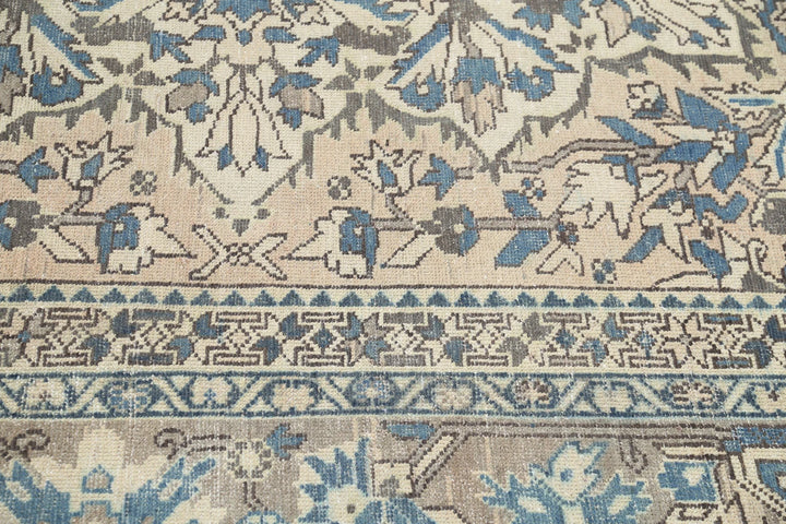 Persian Bakhtiari Vintage Rug 9' 7" x 12' 4" Hand-Knotted | No. AT45468