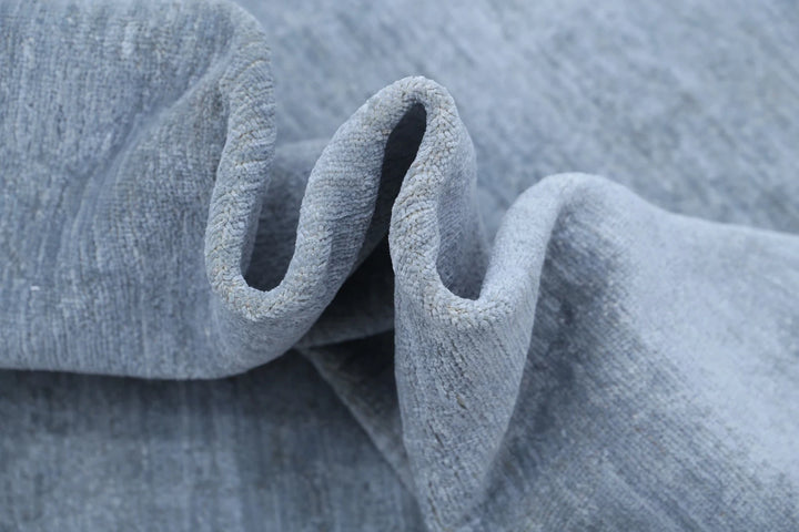 Grey Afghan Overdye Rug 8' 0" x 9' 8" Hand-Knotted | No. AT45484