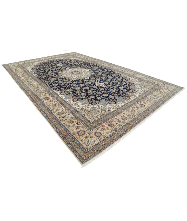 Persian Nain Rug 10' 6" x 16' 2" Hand-Knotted | No. AT45732