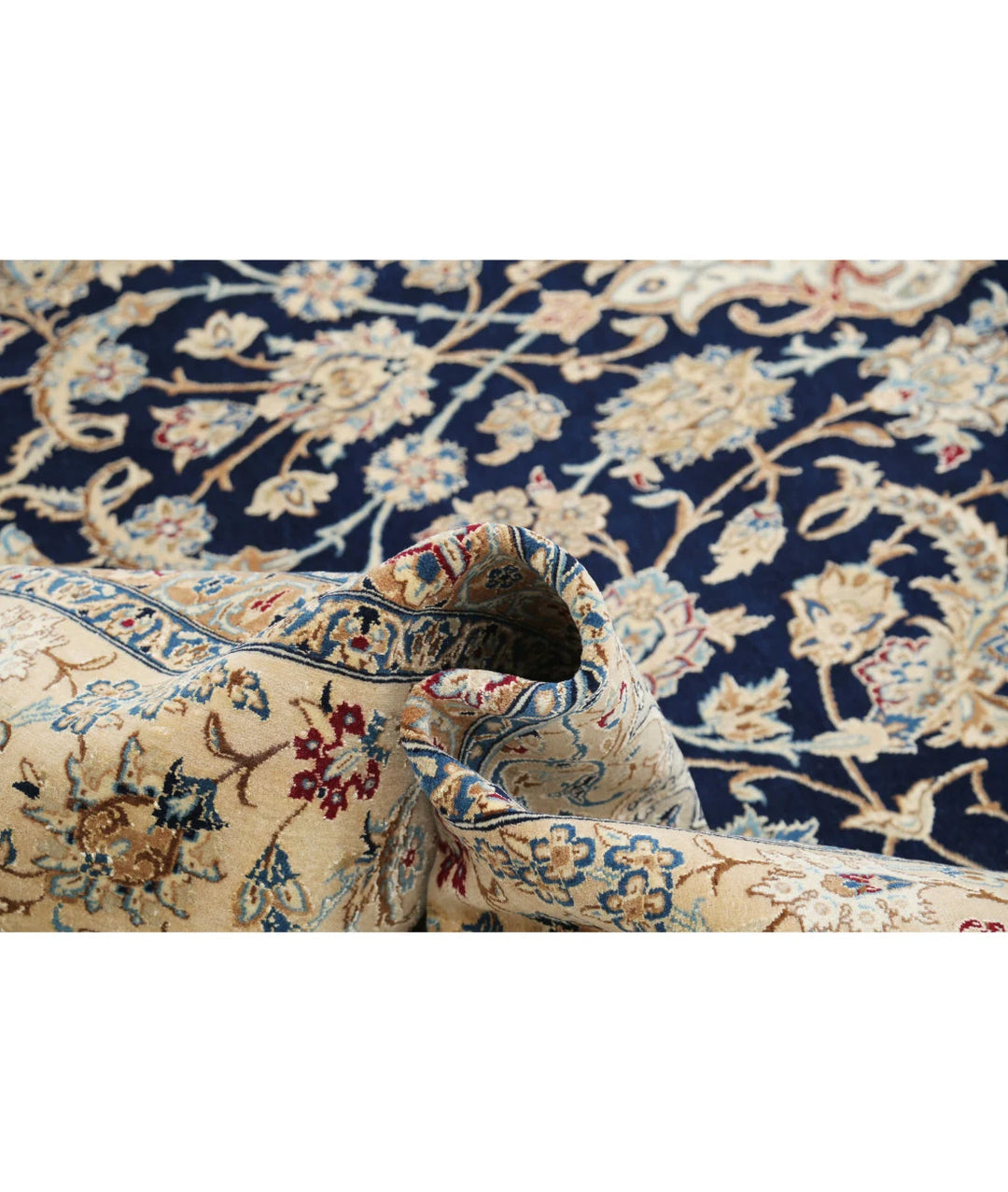 Persian Nain Rug 10' 6" x 16' 2" Hand-Knotted | No. AT45732