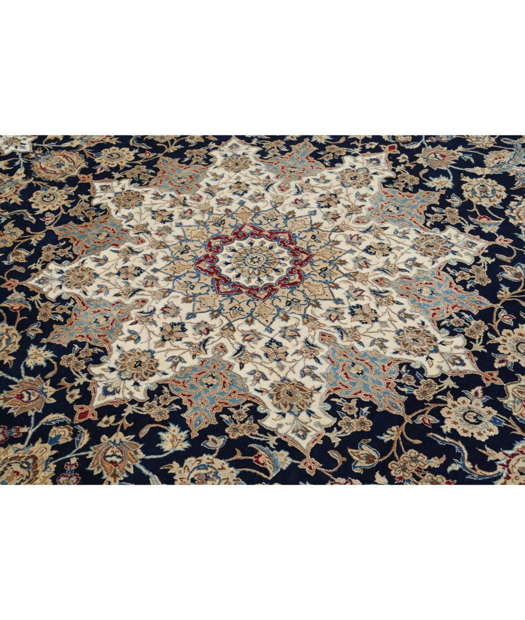Persian Nain Rug 10' 6" x 16' 2" Hand-Knotted | No. AT45732