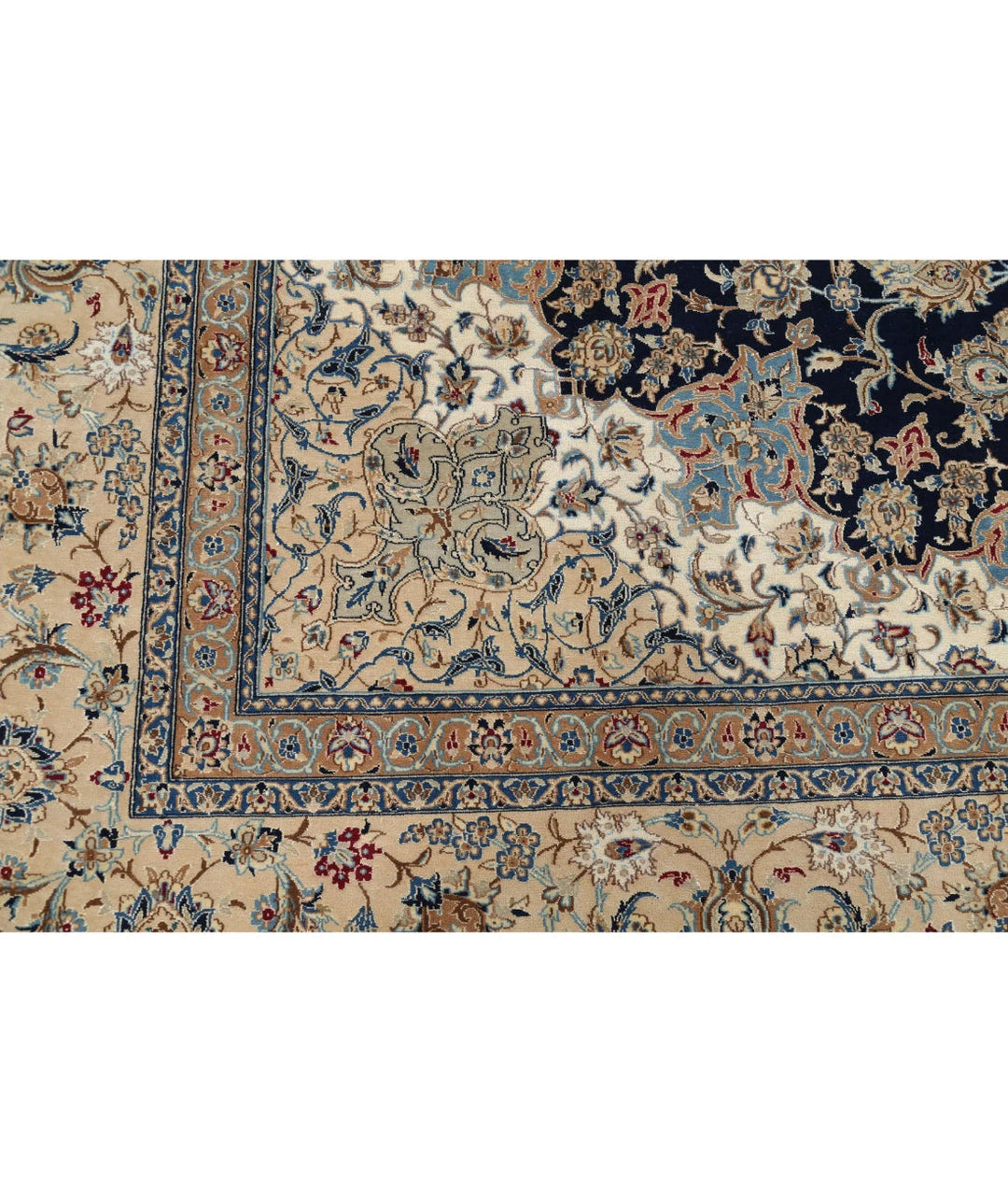 Persian Nain Rug 10' 6" x 16' 2" Hand-Knotted | No. AT45732