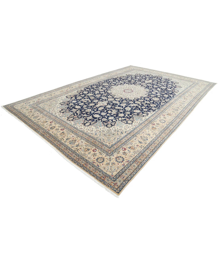 Persian Nain Rug 10' 6" x 16' 2" Hand-Knotted | No. AT45732