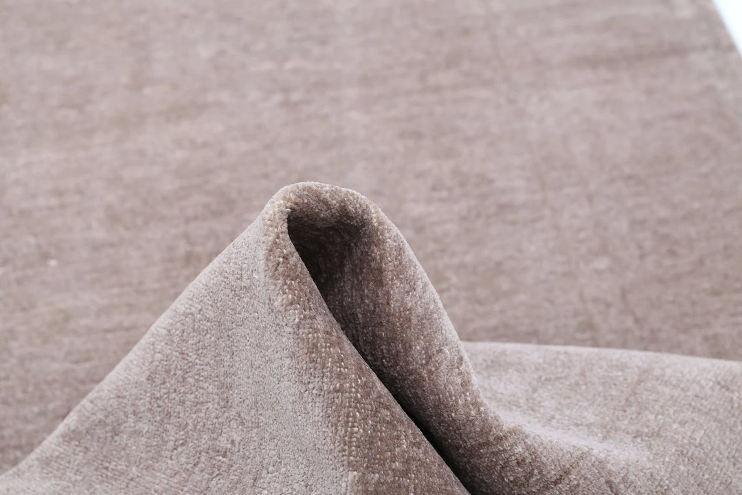 Black Afghan Overdye Rug 3' 1" x 9' 10" Hand-Knotted | No. AT45810