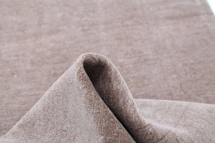 Black Afghan Overdye Rug 3' 1" x 9' 10" Hand-Knotted | No. AT45810