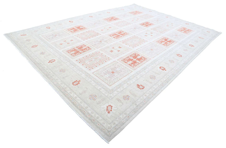 Afghan Serenity Rug 9' 8" x 13' 8" Hand-Knotted | No. AT45818