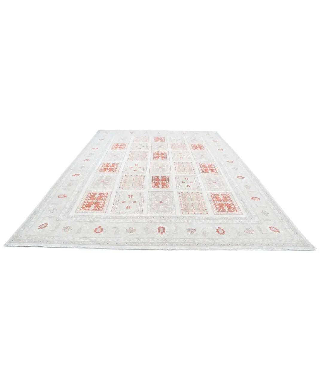 Afghan Serenity Rug 9' 8" x 13' 8" Hand-Knotted | No. AT45818